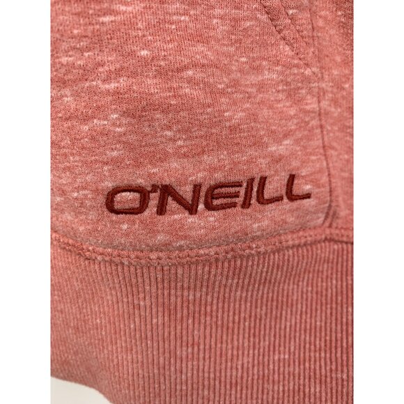 O'Neill Mens Orange Marl Full-Zip Hoodie Size Large Logo EUC  8895 - Picture 9 of 11